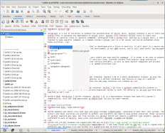 Bluefish 2.2.15 editing HTML